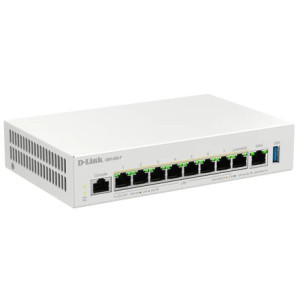 D-Link DBR-600-P Business Multi-Gig PoE+ Router, eight 2.5G PoE, 2.5G WAN, USB 5G/4G LTE backup